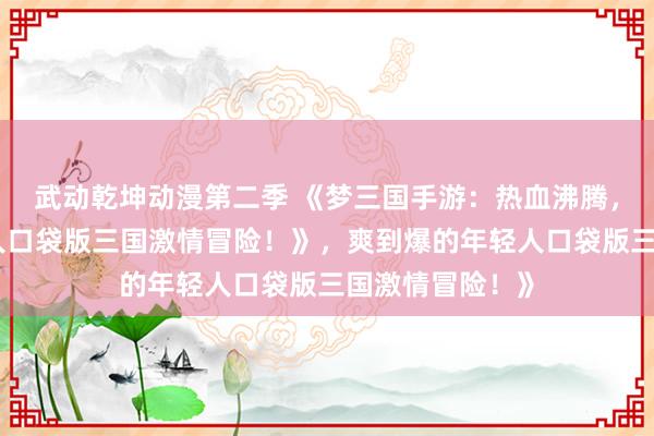 武动乾坤动漫第二季 《梦三国手游：热血沸腾，爽到爆的年轻人口袋版三国激情冒险！》，爽到爆的年轻人口袋版三国激情冒险！》
