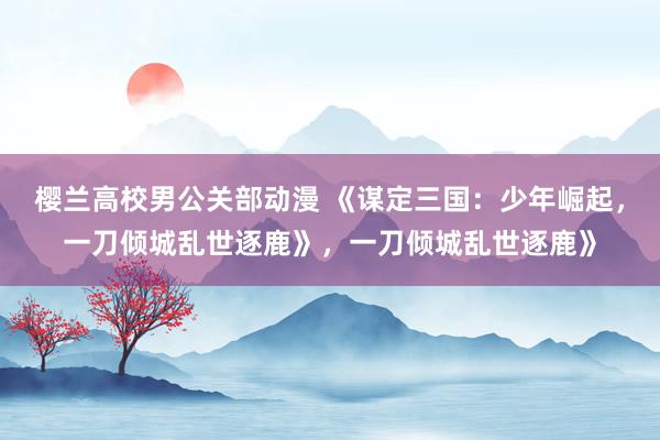 樱兰高校男公关部动漫 《谋定三国：少年崛起，一刀倾城乱世逐鹿》，一刀倾城乱世逐鹿》